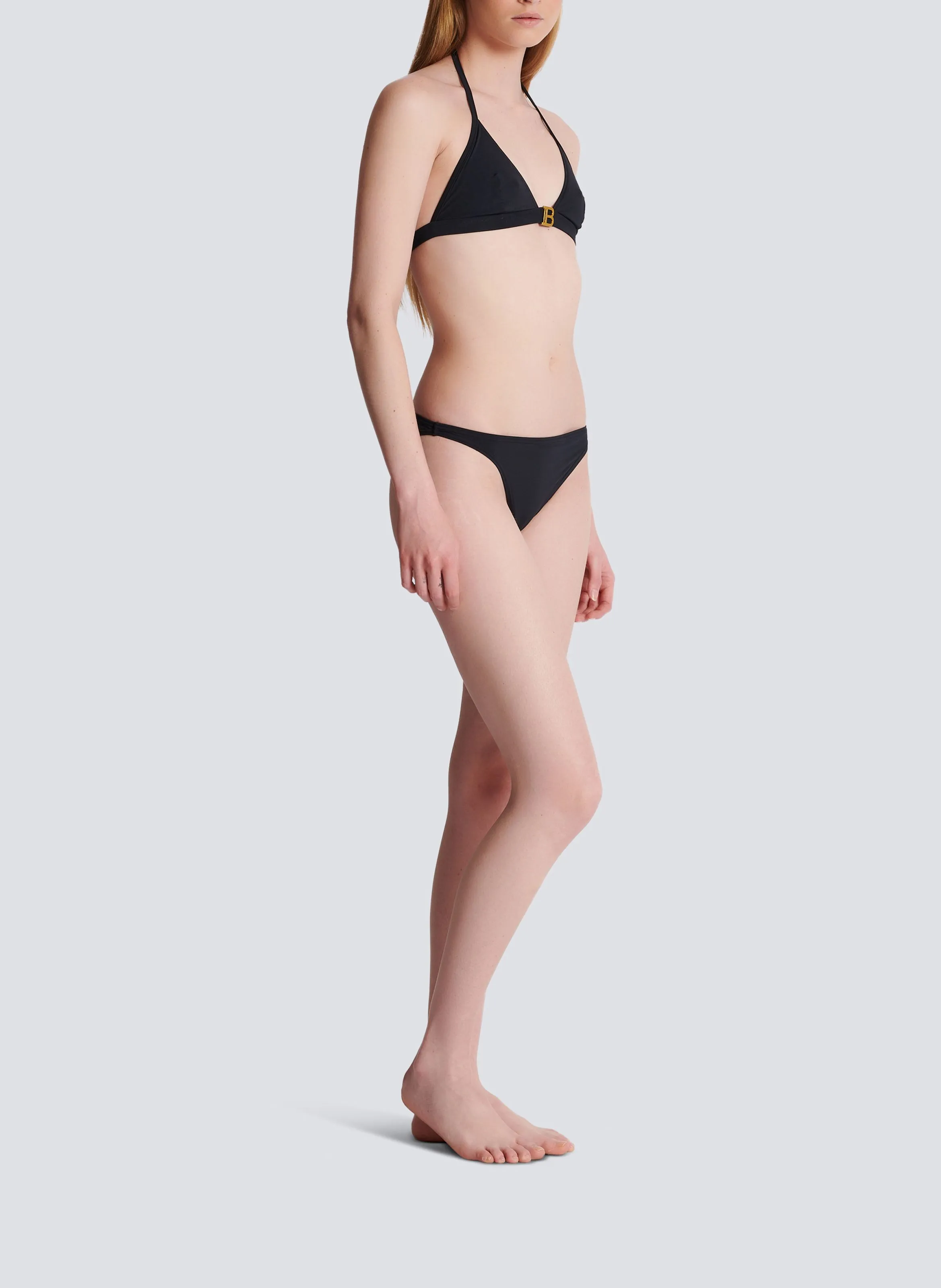 BALMAIN  Bikini triangle b - Noir