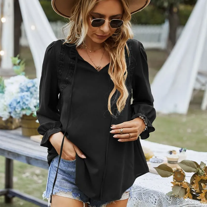 Blouse blanche boheme