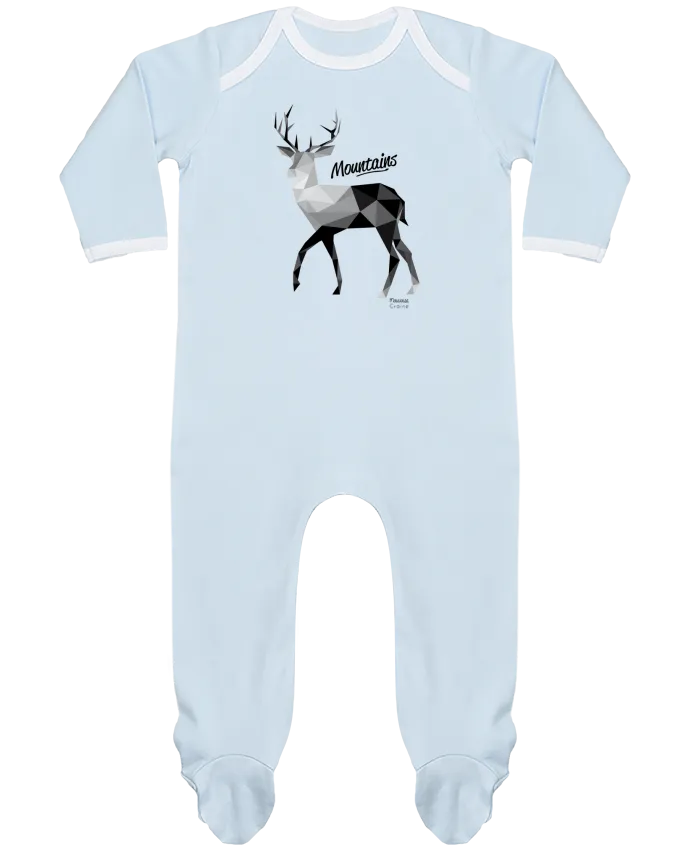 Body Pyjama Bébé Mountains par Mauvaise Graine