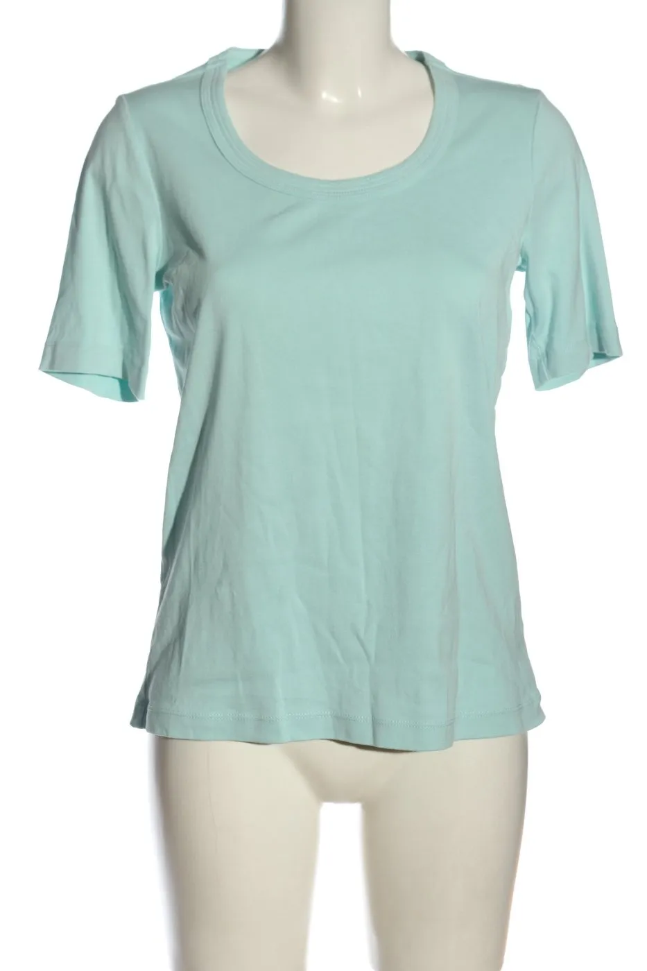 Bonita Shirt basique turquoise torsades style décontracté