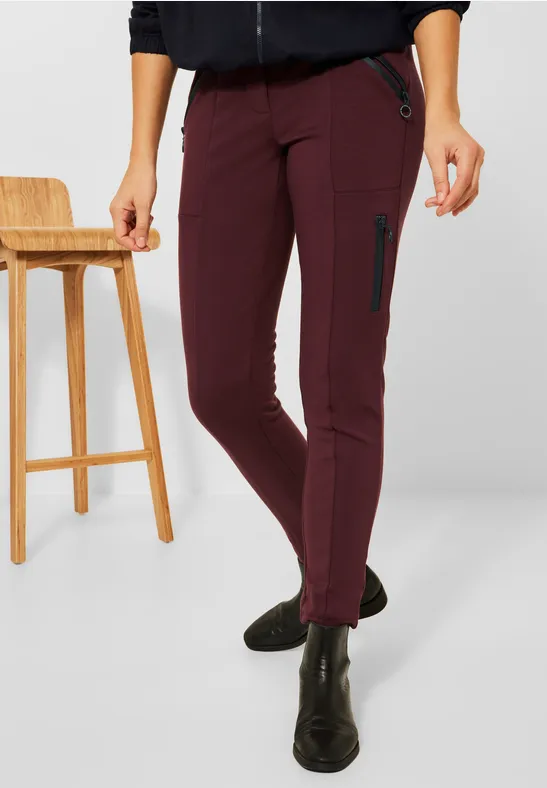 CECIL Pantalon coupe décontractée avec zips  - Style TRACEY