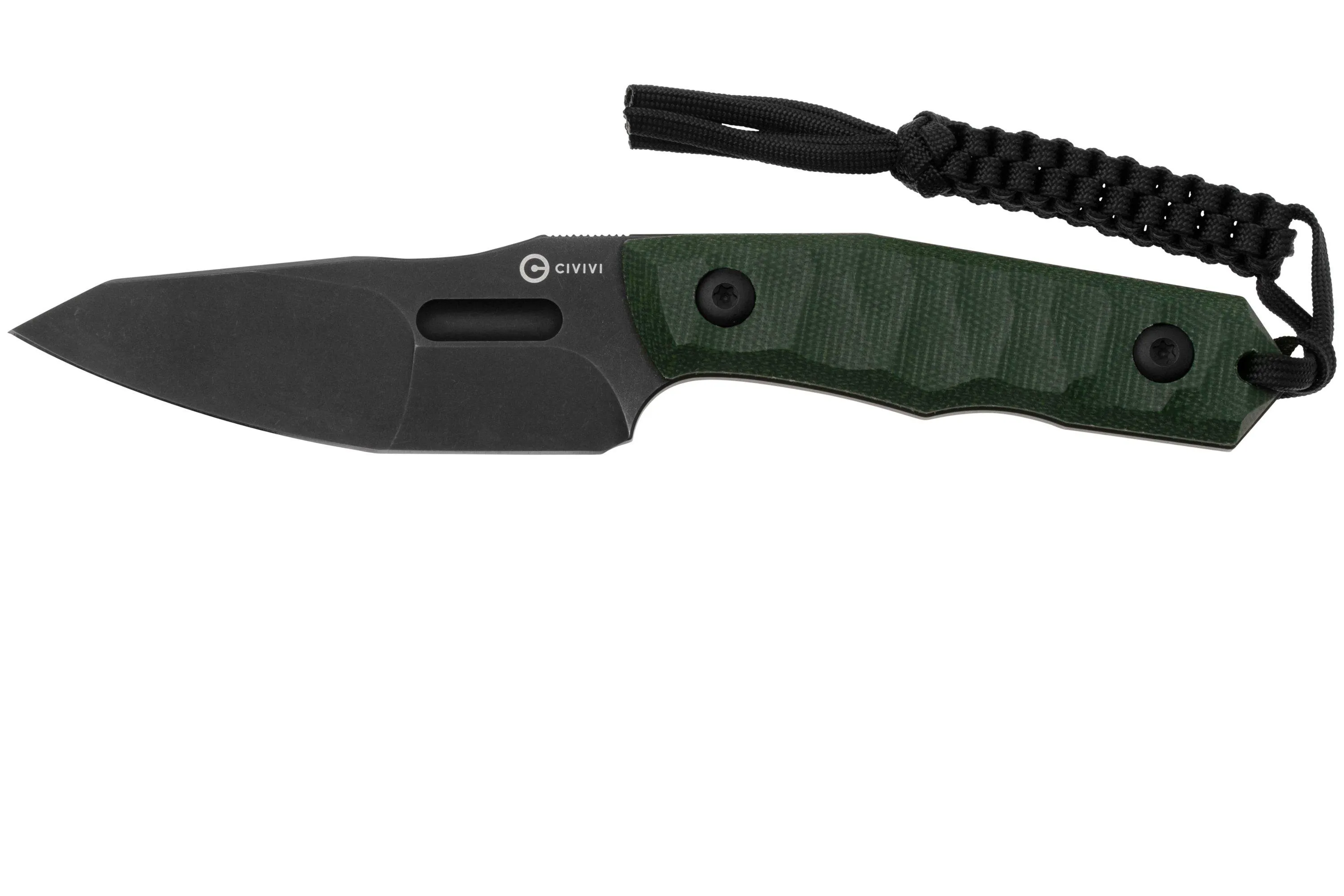 CIVIVI Propugnator C23002-2 Green Canvas Micarta, couteau fixe