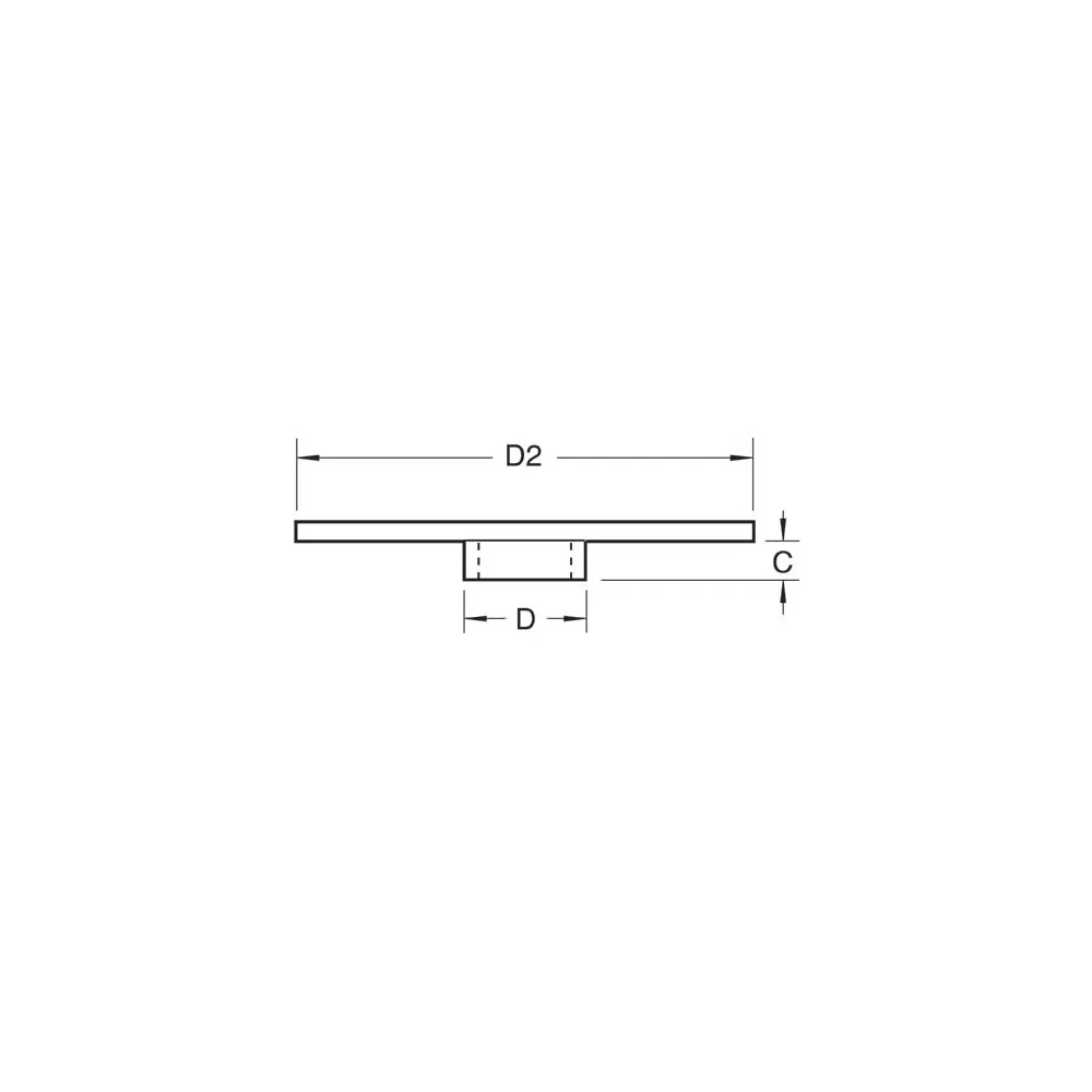 Douille de guidage acier OD 22 x ID 19mm  