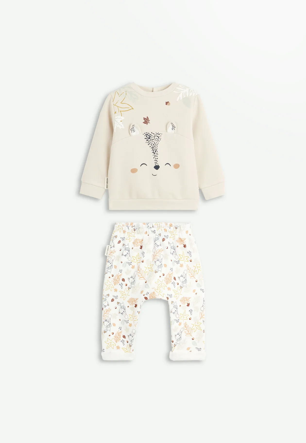 Ensemble sweat et pantalon en molleton bébé mixte Paolo - PETIT BEGUIN