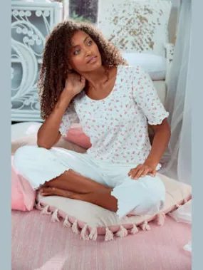 Haut de pyjama t-shirt avec détails babylock