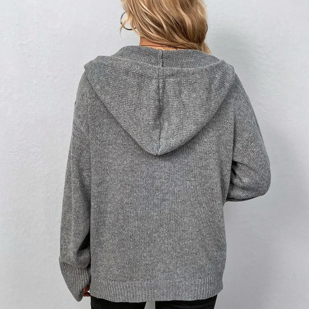 Kristel | Cardigan  Capuche Pour Femme | Chaud