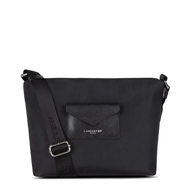Lancaster - Grand sac besace Smart KBA Noir