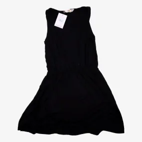 LITTLE 10 ans robe noir fluide cintrée