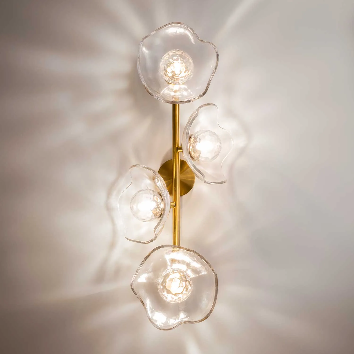 Miracle - Vintage design glass living room wall light