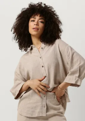 msch copenhagen blouse mschjovene ginia 3/4 shirt sable