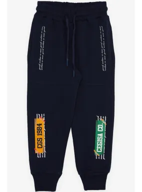 Navy Blue - Boys` Sweatpants