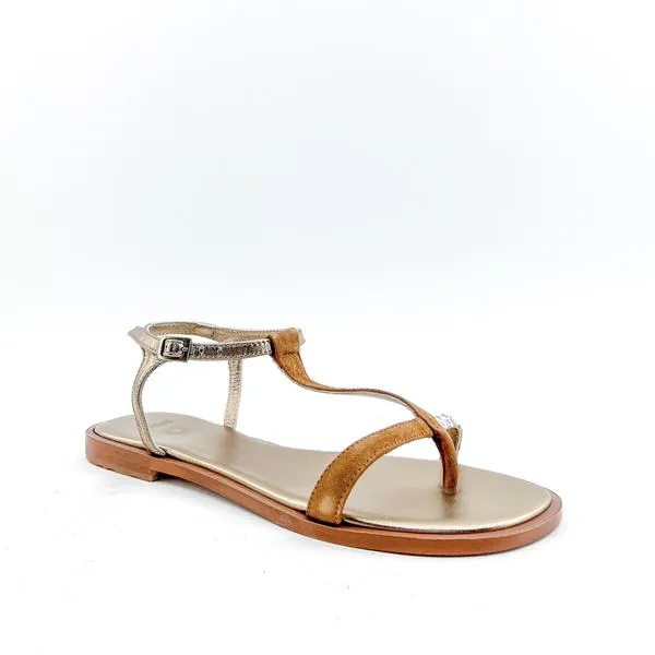 Nimal - Sandales - Billie Cuoio Pitone Or