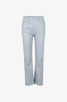 Pantalon en cuir recyclé 90's Pinch Waist