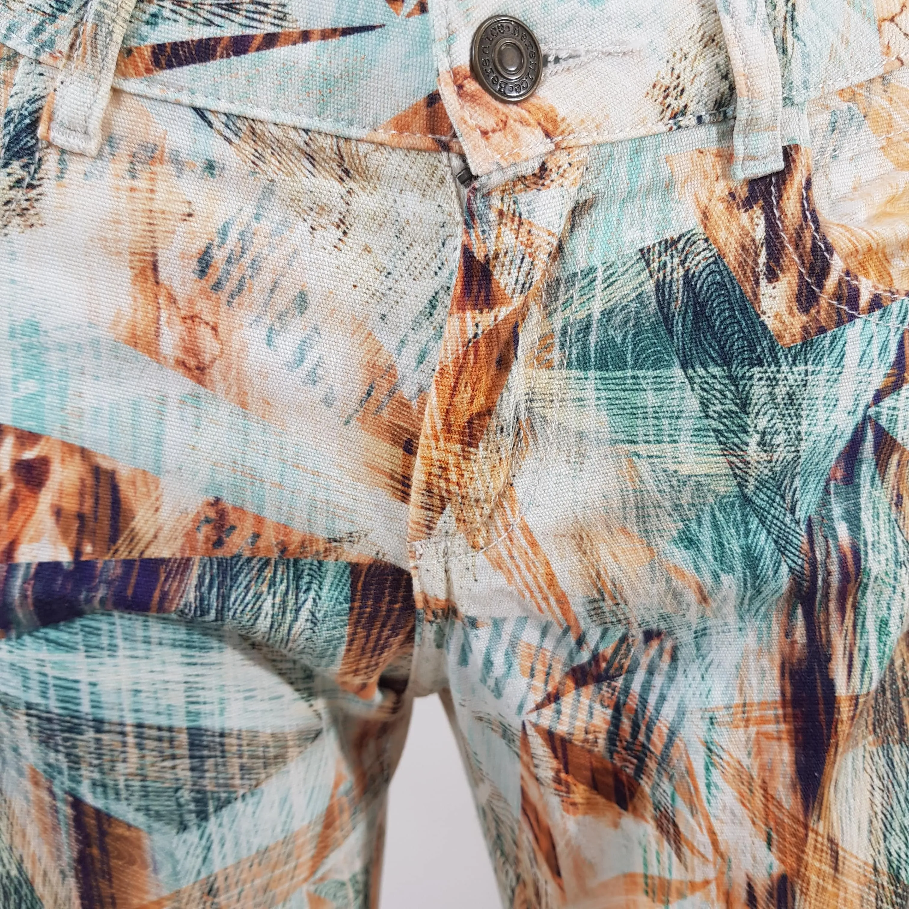 Pantalon à motifs abstraits- Bérénice- Taille 36