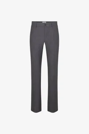 Pantalon évasé en laine vierge milleraie