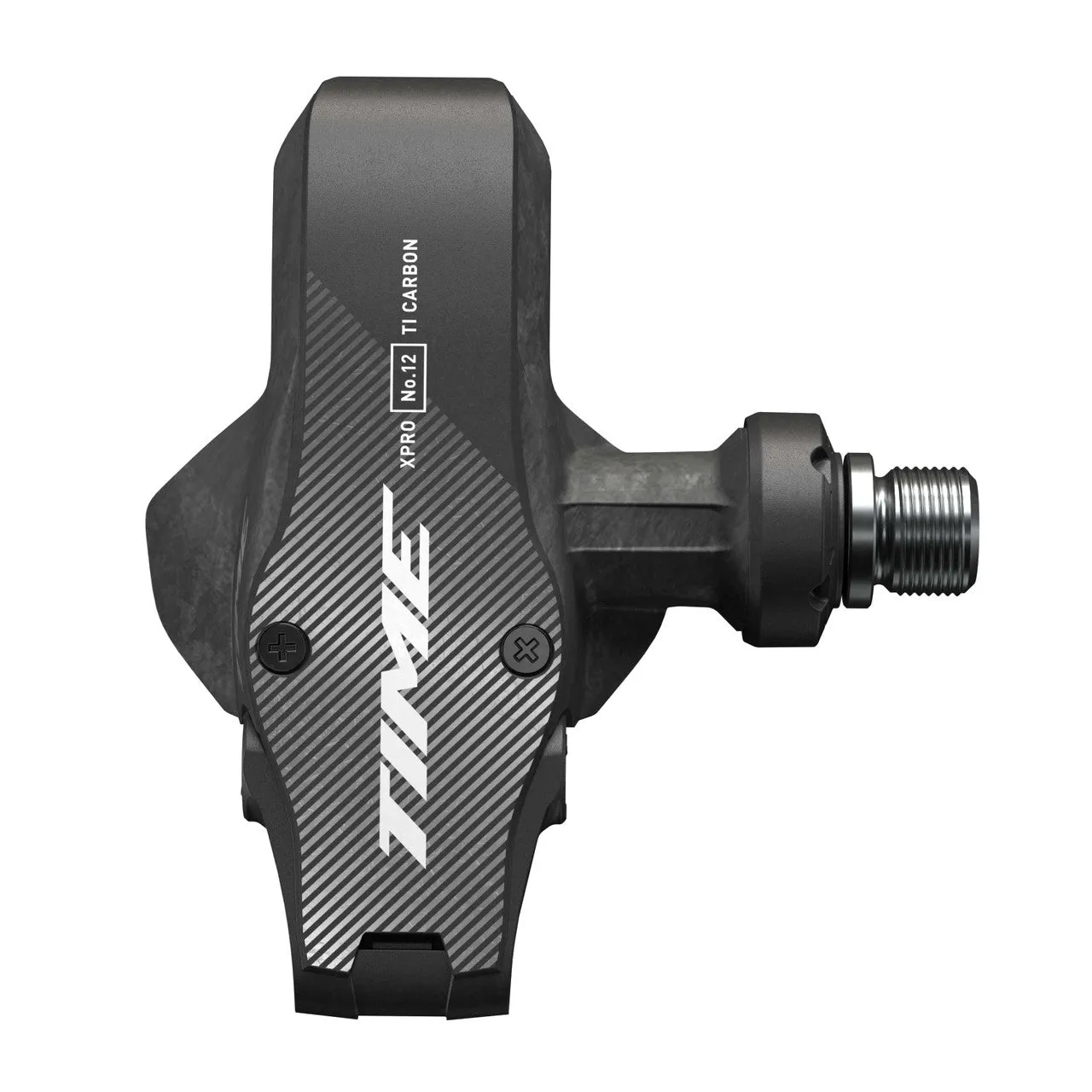 PDALES TIME XPRO 12 AXE TITANE Q-FACTOR 53 CARBON/ARGENT + CALES ICLIC 5° B1  2024