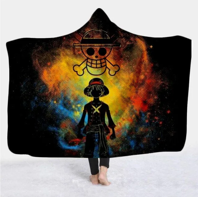Plaid à Capuche One Piece  Futur Roi Des Pirates