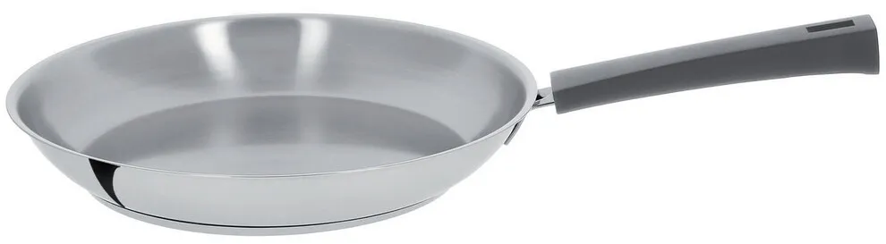 Poêle 28 cm Poignée Grise Inox Mutine Fixe