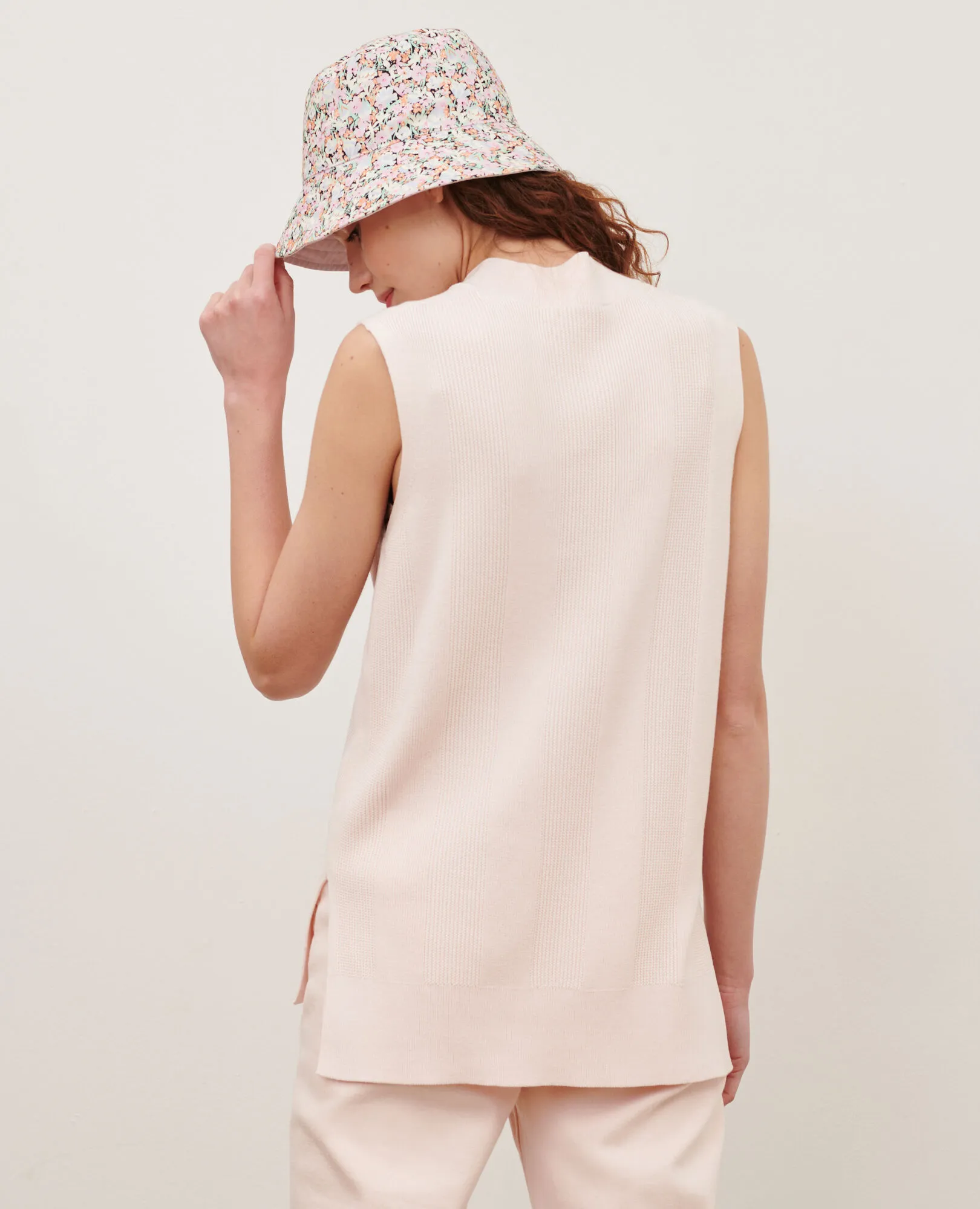Pull débardeur en coton