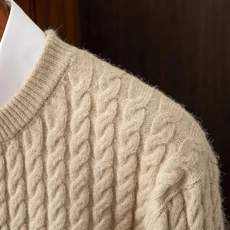Pull en cachemire texturé pour hommes - Aurélien