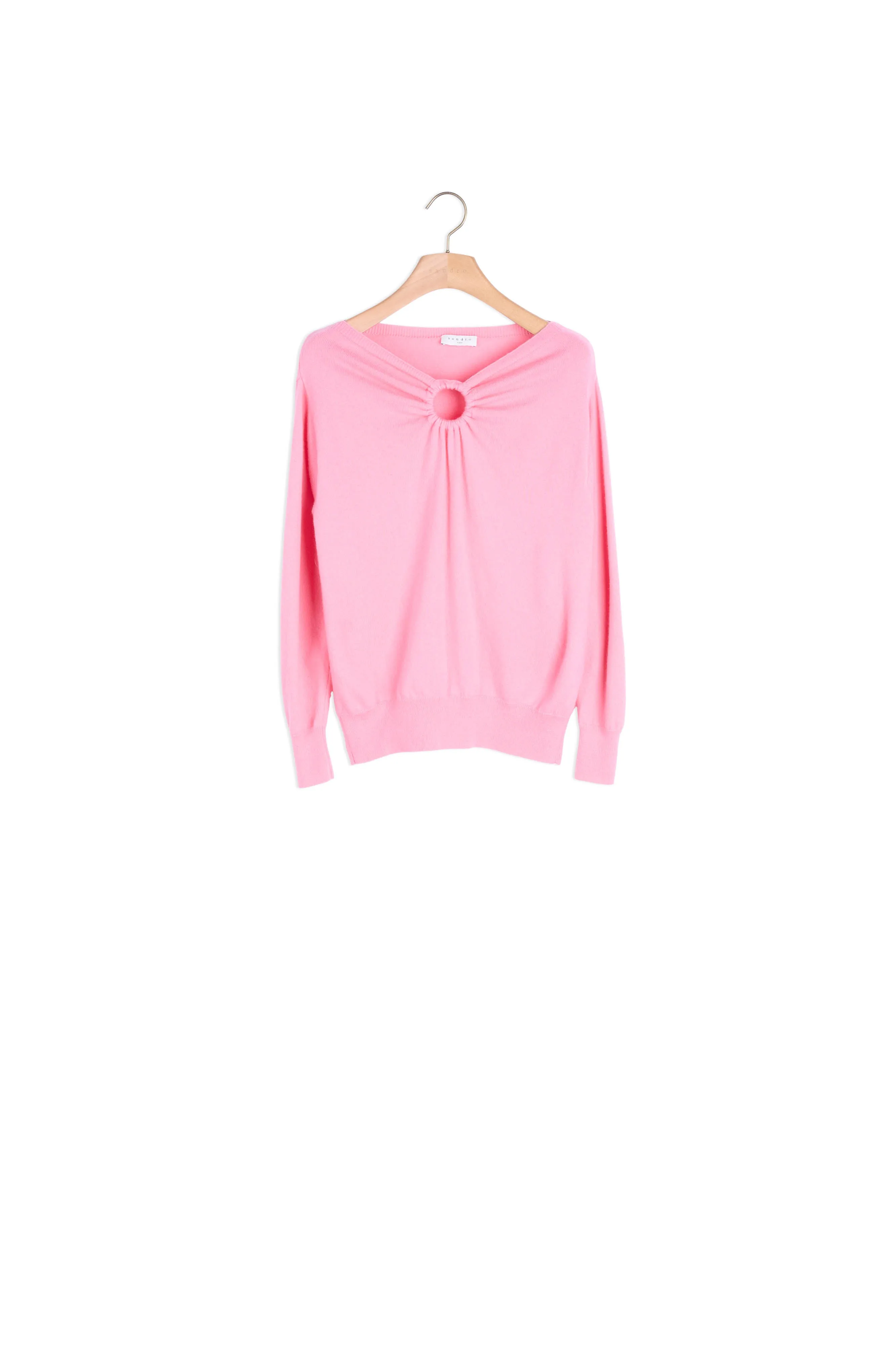 Pull laine et cachemire décolleté rond