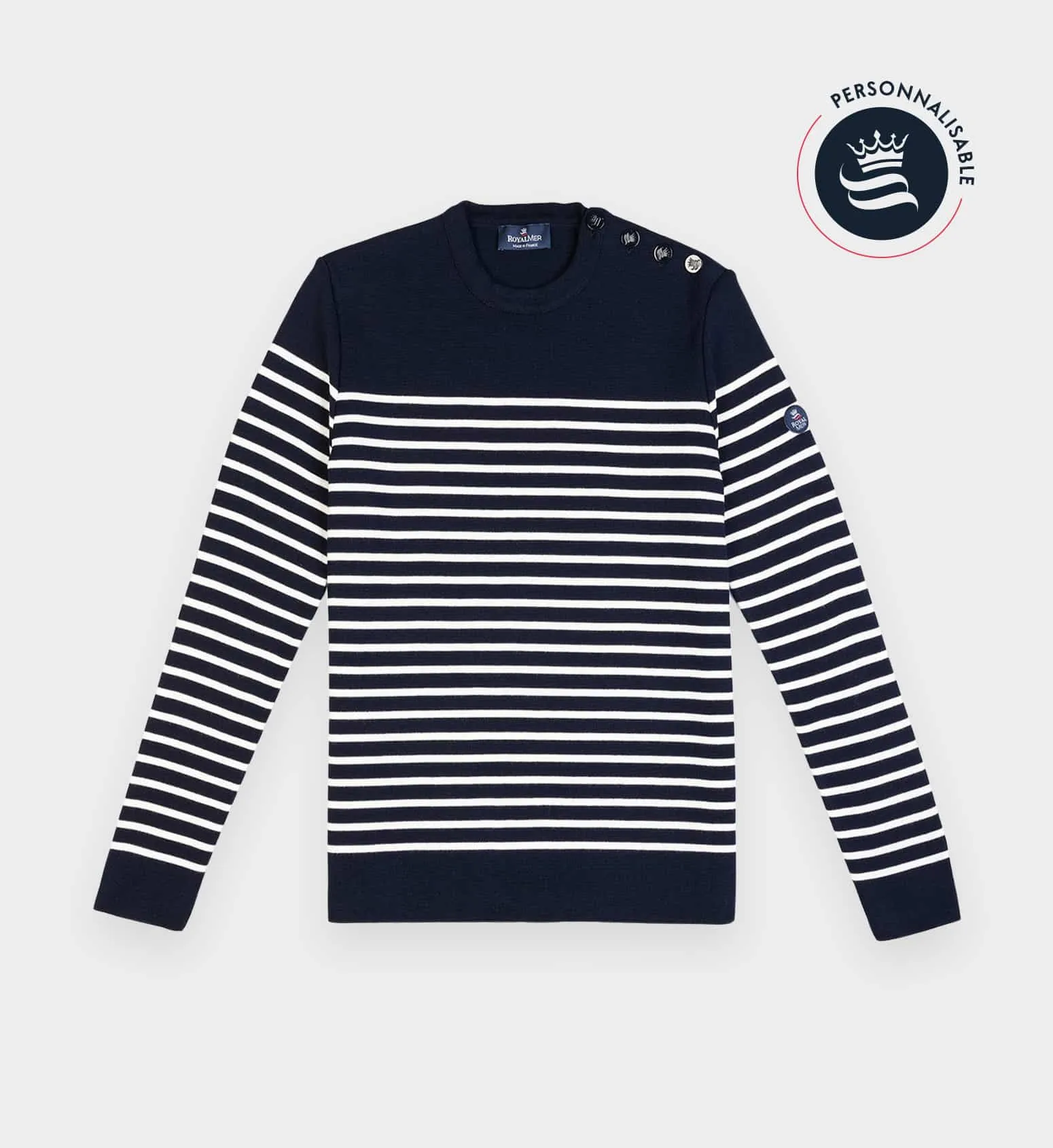 Pull marin rayé