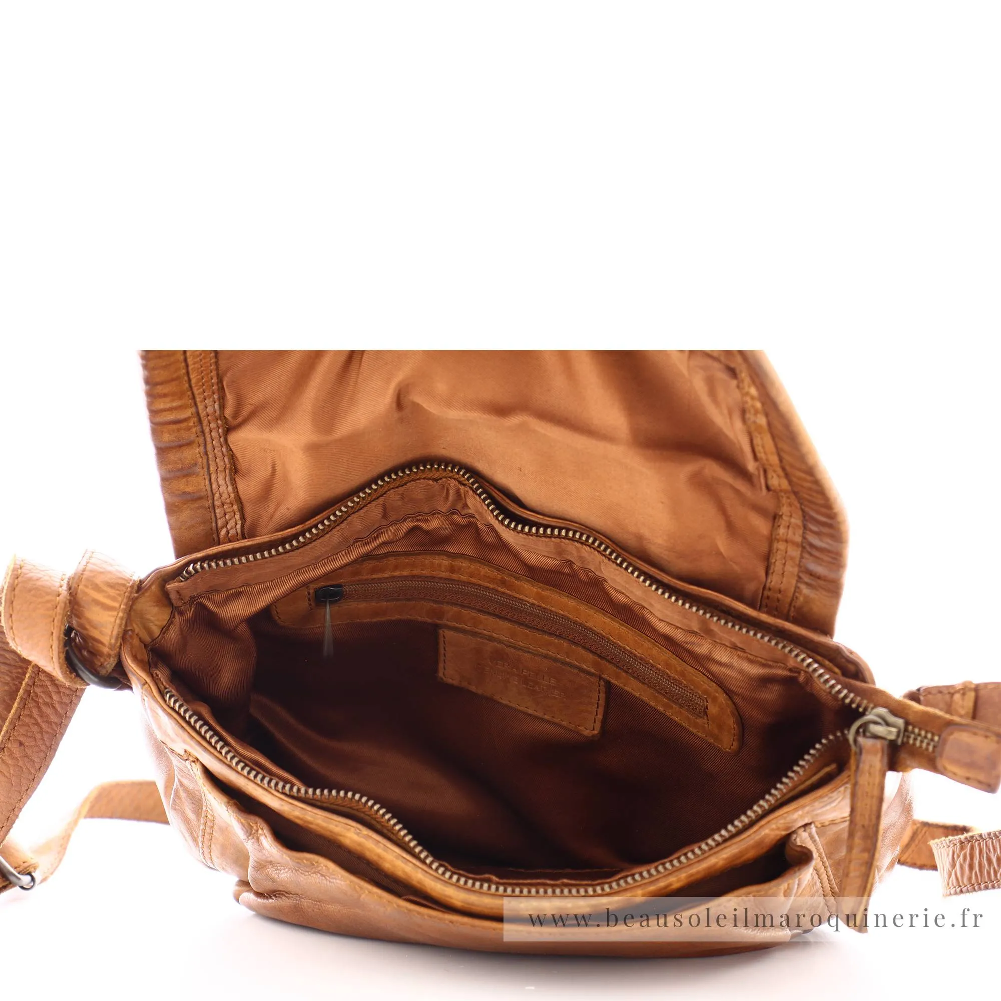 Sac bandoulière Gianni Conti Katrin rabat cuir 4203377
