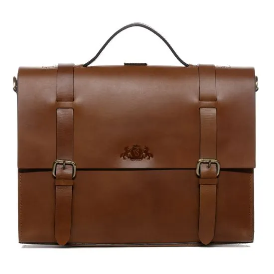 Serviette ordinateur cuir noir EMILIO Sac bandoulière travail