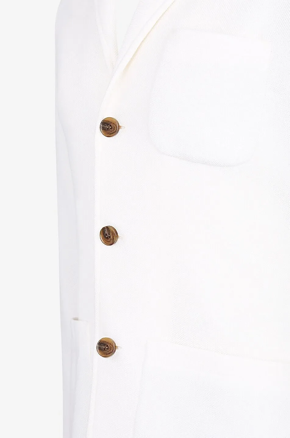 Surchemise en coton et cachemire piqués Shacket