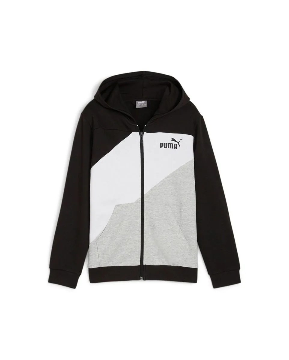 Sweat zip à capuche Enfant B PP CBLK FZ HDY TR Noir