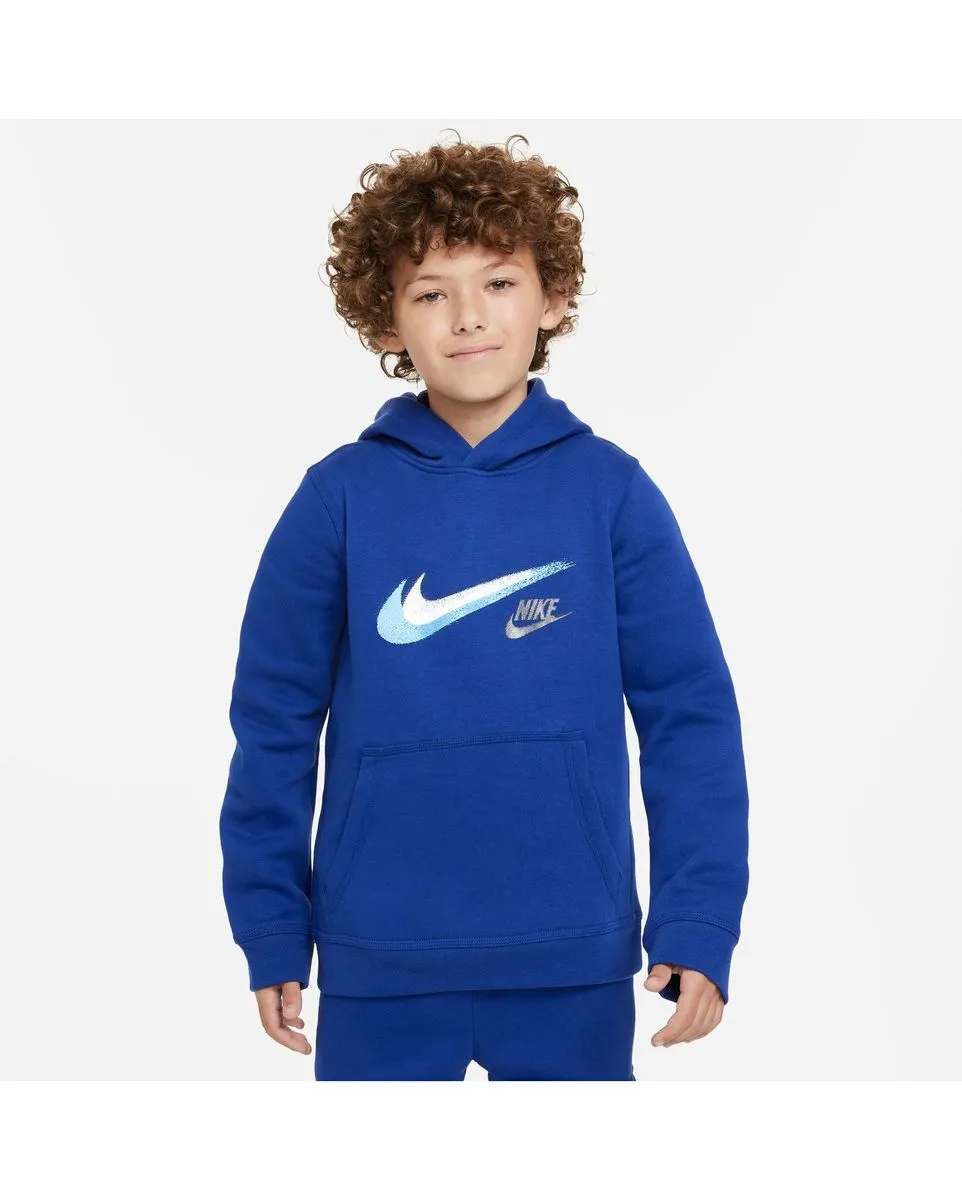 Sweat à capuche Enfant plus âgé B NSW SI FLC PO HOODY BB Bleu
