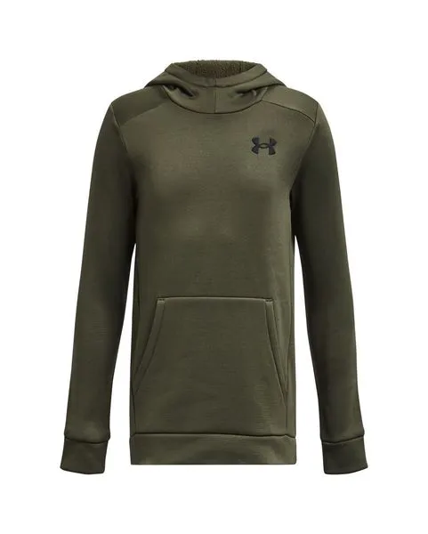Sweat à capuche Enfant UA ARMOUR FLEECE GRAPHIC HD Vert