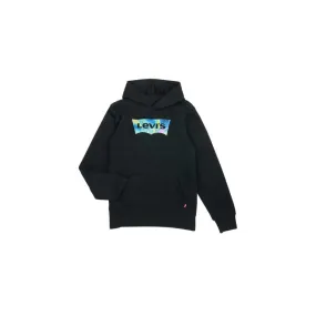 Sweat à capuche noir logo poitrine 3/8 ans Enfant LEVI'S à prix 