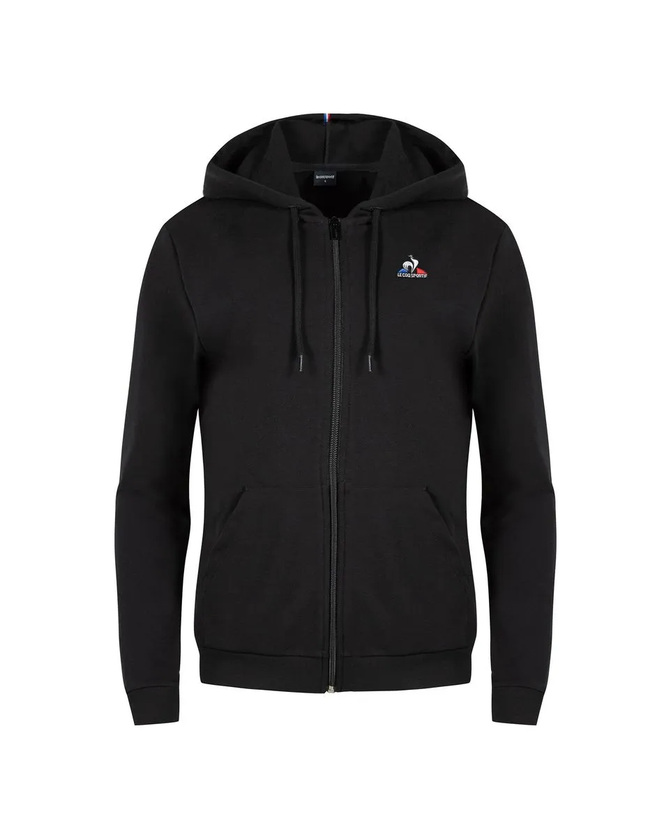 Sweatshirt à capuche manches longues Femme ESS FZ HOODY N 1 W Noir
