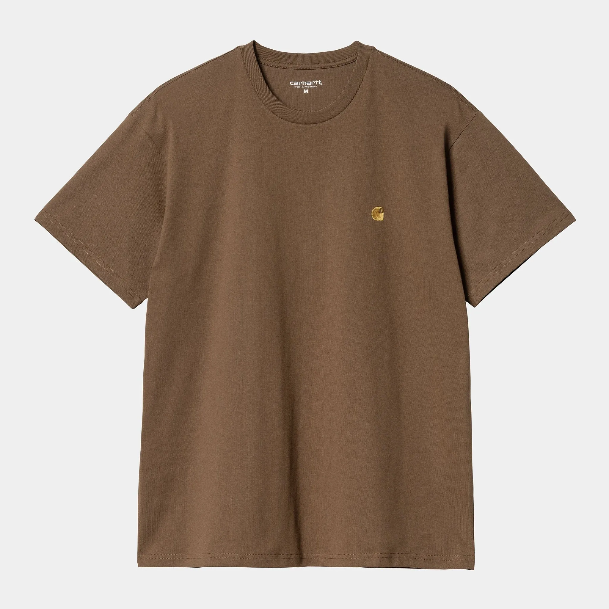 T-Shirt CHASE Chocolate / Gold