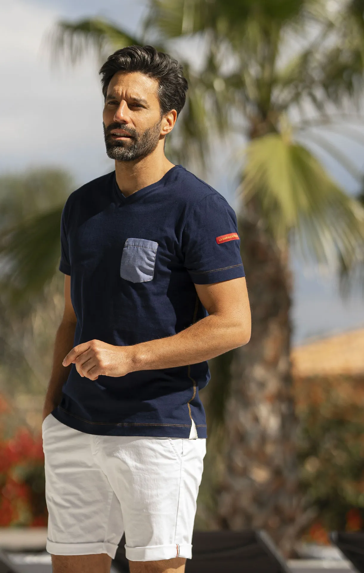 T-shirt vintage homme CYRIL MARINE