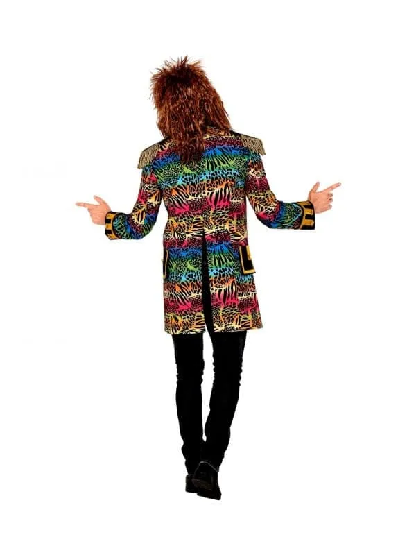Veste de parade fluo style années 80 pour Homme