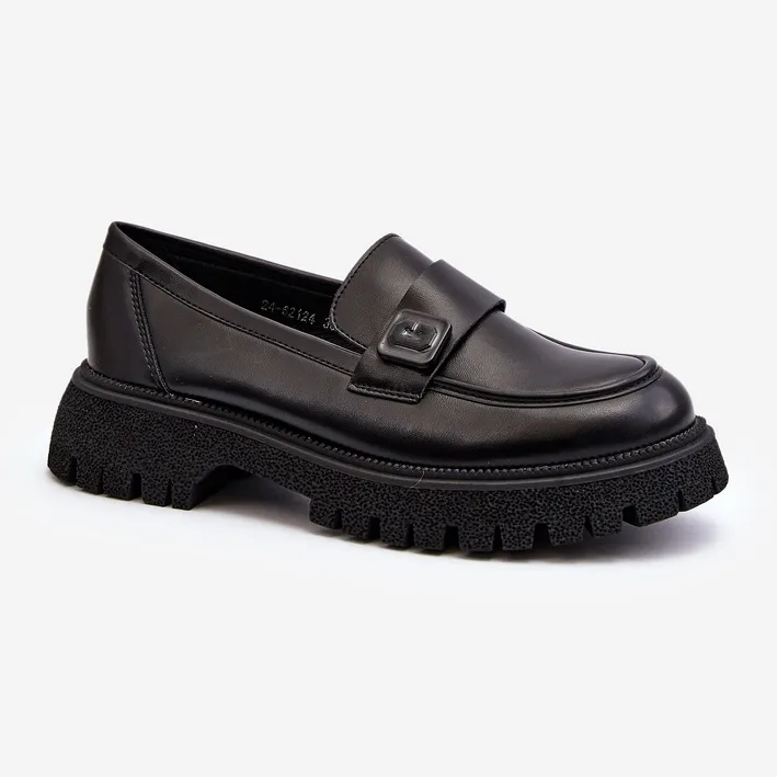 Vinceza Mocassins Pour Femmes À Bride Noir Flanila le noir